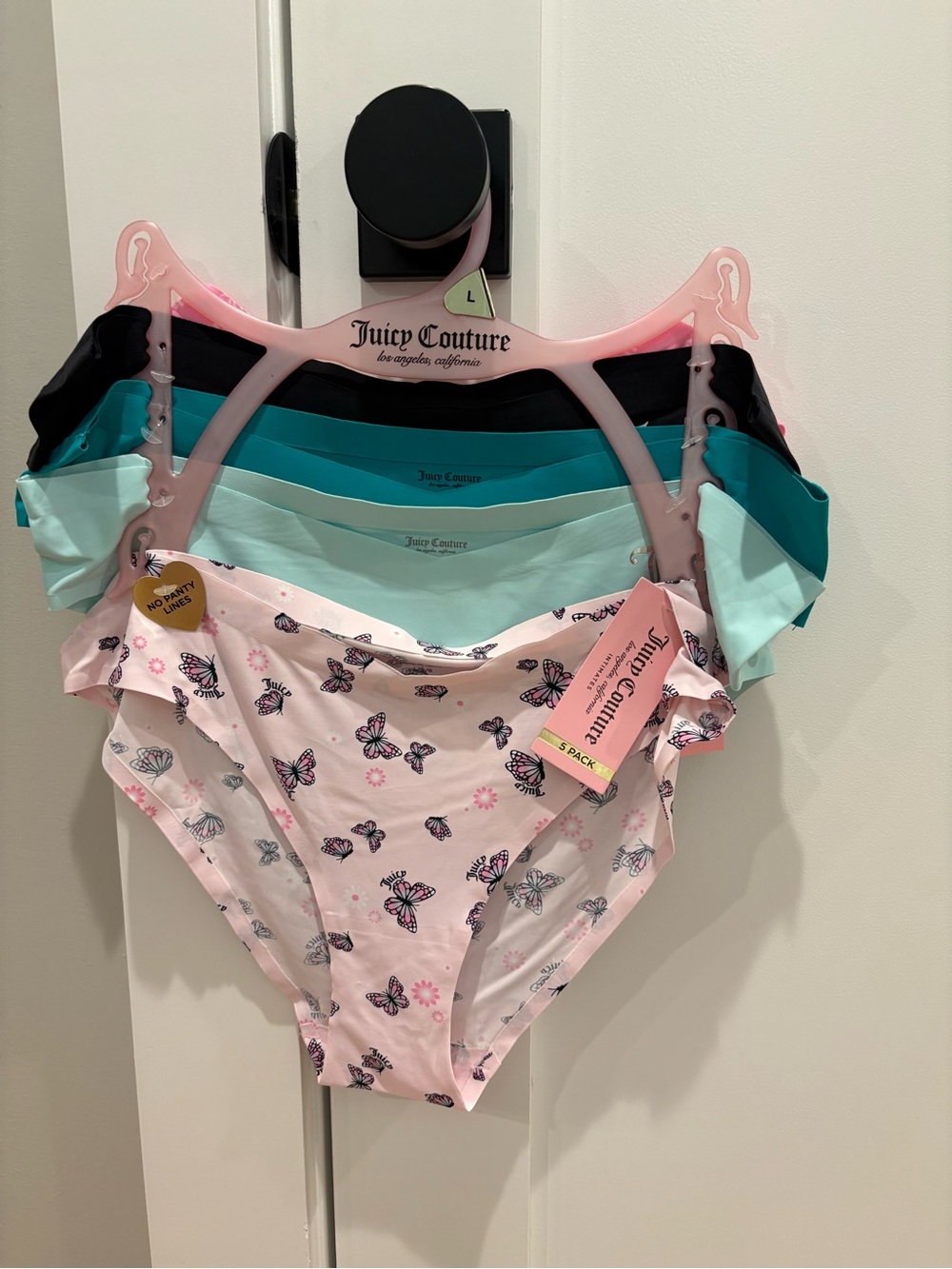Juicy couture 5 pairs of panties size
